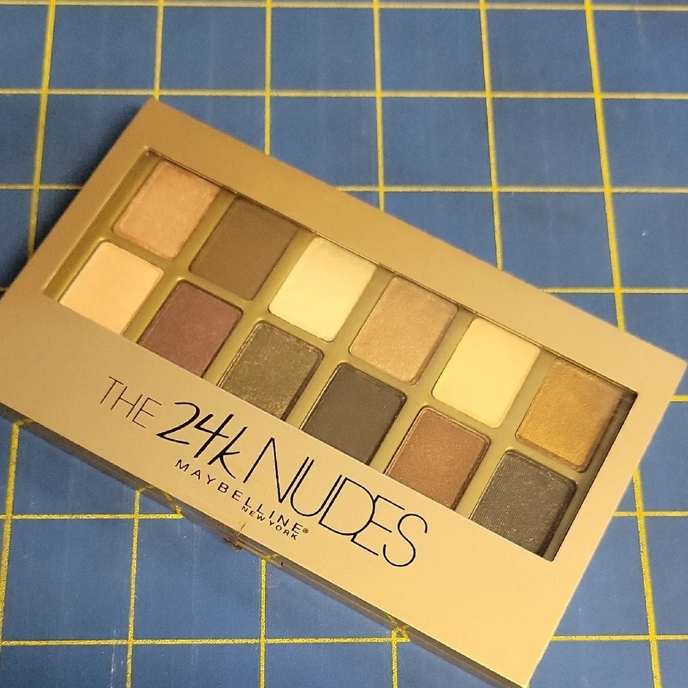 Maybelline 24K Nudes Palette with Gold and Cream Shades New Sealed